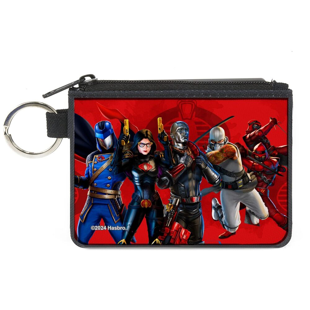 6686 GI Joe Wallet, Coin Purse, GI Joe Cobra Agents Group Pose and Logo